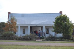 Bush Woffard house, oldest surviving structure in Henderson County, Texas.
