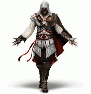 Ezio Auditore da Firenze, from the Assassin's Creed series. 