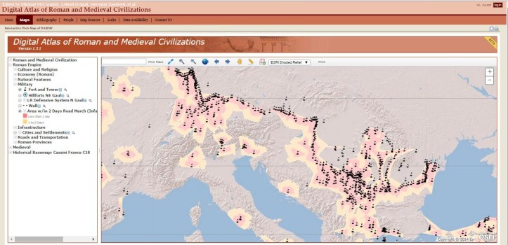 Harvard Digital Atlas Default Map Screen