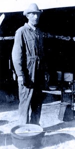 Jesse Moore, Iva's father. When he got too old to ride, he worked the chuckwagon - A JA Ranch invention.