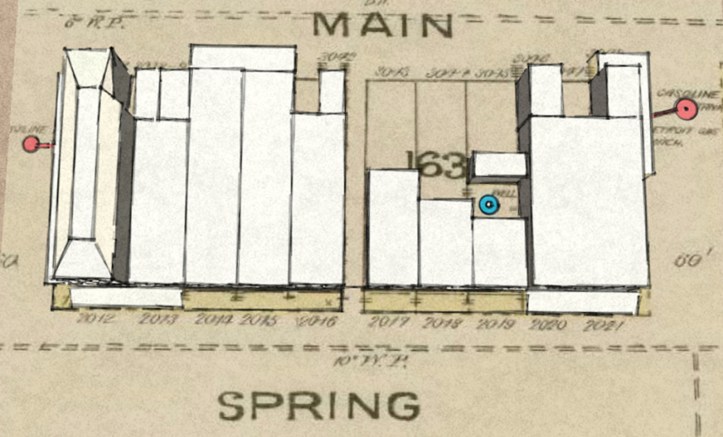 Palestine 1885 Sketchup Rooftop Perspective